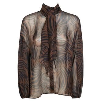 Max Mara Blouses, female, Brown, Size: XS MST Ballata Camicia
