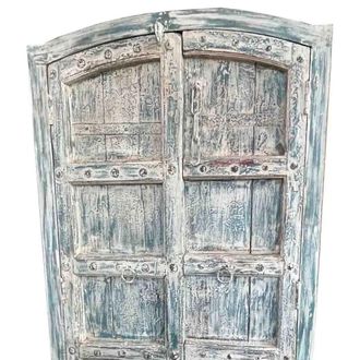 Wanderlust Deco Armario de madera artesanal 107 x 42 x 192h cm