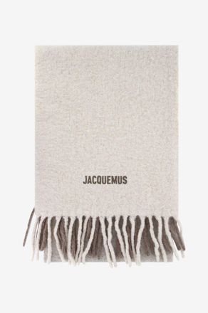Jacquemus Bestickter Schal mit Farbverlauf Lécharpe Moisson