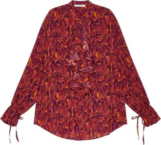 Maliparmi Blouse - Dames - Blouses - Rood - L - Overhemden