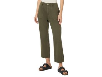 Paige Kirby Womens Jeans Vintage Forester Green : 24 34, Cotton/Denim
