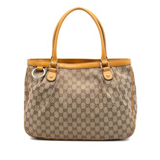 Gucci Tweedehands Gg Canvas Sukey Tote