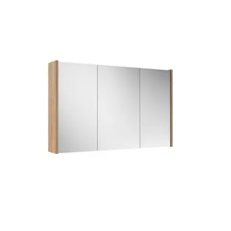 Saniclass Prime Spiegelkast - 100x63x16cm - inclusief zijpanelen - warm eiken