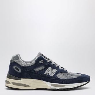 New Balance Sneaker Made in UK blu in suede