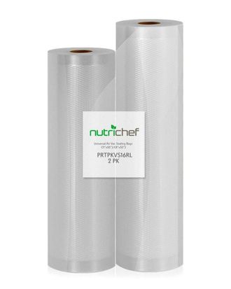 Nutrichef Vacuum Sealer Bags (2 Rolls)