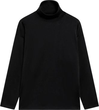 Gucci Truien & Vesten, Dames, Zwart, M, Extra fijne zijden trui