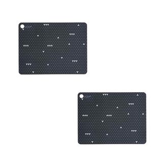 OYOY Placemat Grey Line - Set of 2 in Dark Grey at Nordstrom