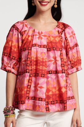 Frances Valentine Zonda Mosaic Top in Pink/multi at Nordstrom, Size X-Small