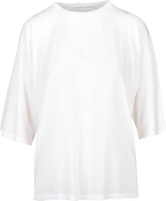 Skills & Genes Katoenen T-shirt met uniek design - Dames - T-shirts - Wit - S - Katoen - Tops