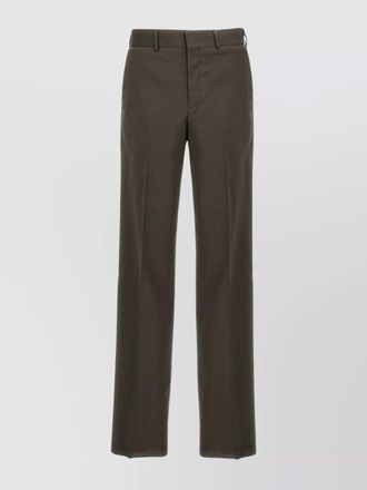 Fendi wool regular-fit trousers