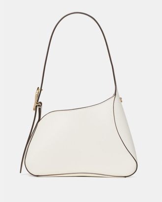 Kate Spade New York Womens 454 Sculpted Shoulder Bag - White Leather - One Size
