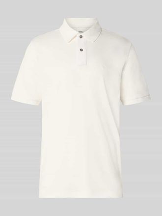 Fynch-Hatton Fynch-Hatton Regular Fit Poloshirt mit Logo-Stitching in Offwhite, Gr&ouml;&szlig;e 3XL
