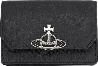 Vivienne Westwood Orb Textured Cow Leather Card Holder