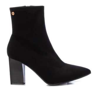 Xti Womens Suede Dress Booties In Black