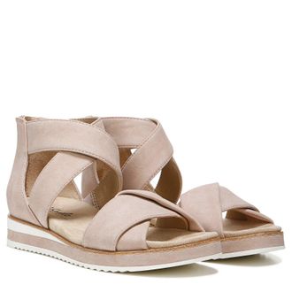 Life Stride Lifestride Zoom H5220S1650 Sandals Womens M Pink Back Zip Strappy LION1074