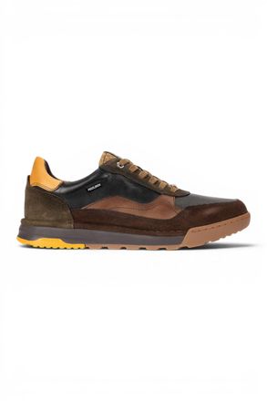 Pikolinos Pikolinos Mens Black Leather Trainers Sneaker Lace-Up Shoes - Teide