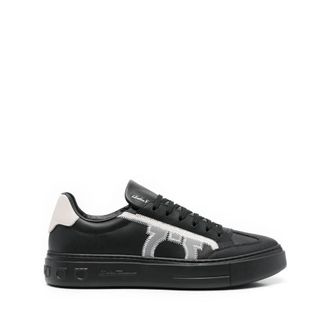 Ferragamo Mens Black Sneakers, US Size 7.5