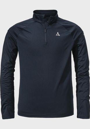 Sch&ouml;ffel Longsleeve SCH&Ouml;FFEL Longsleeve Lenggries M, Herren, Gr. 48, blau (8820, blau), Oberstoff : 89% Polyester 11% Elasthan, V-Ausschnitt, Shirts Longsleeve