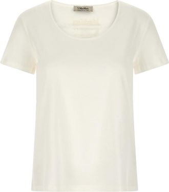 Max Mara White Cotton T-shirt