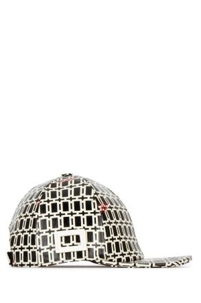 Roger Vivier REWH0020100DAO Geometric-Patterned Bucket Hat - Black