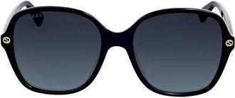 Gucci Grey Gradient Square Ladies Sunglasses GG0092S 001 55