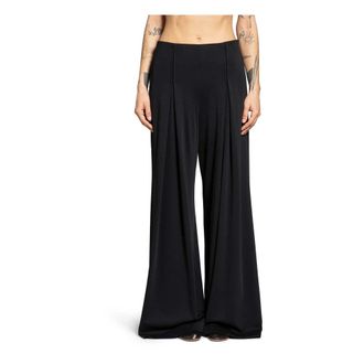 Max Mara Wide Trousers, female, Black, M, Cocco Wide Trousers