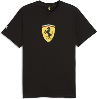 Puma T-shirt Scuderia Ferrari ColouRosso Shield da uomo, Accessori, Nero, XXL