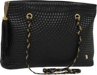 Bally Pre-owned Shoulder Bag - Dames - Vintage Schoudertas - Zwart - ONE Size - Leer - Vintage