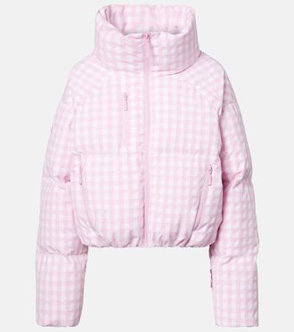 Cordova Cortina gingham down ski jacket