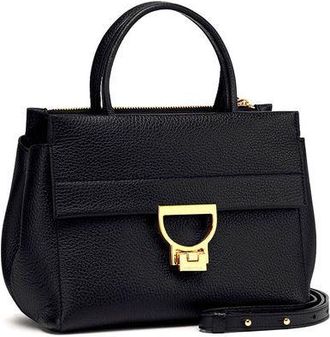 Coccinelle Womens Handbag Black Cowhide Bags - Handbags