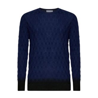 John Richmond Maglieria Girocollo - - Knitwear - Uomo - Blu - L