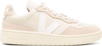Veja V-90 leather sneakers - women - Leather - 36 - Neutrals