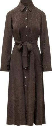 Pinko Pinko, Kleedjes, Dames, Bruin, 2Xl, Agatea Abito Jacq