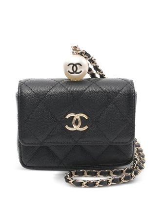 Chanel 2021-2022 flap coin purse - Black