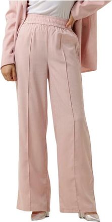 Refined Department Neya Damesbroek Lichtroze - Dames - Wijde Broeken - Roze - M - Broeken