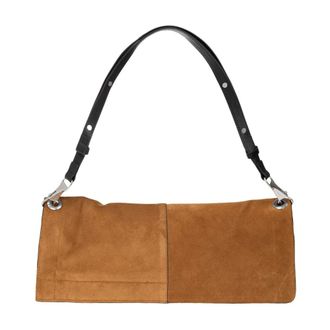 AllSaints Borsa a tracolla Lutece in camoscio - - Bags - Donna - Marrone - ONE SIZE