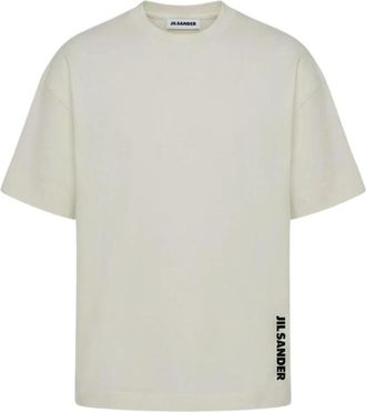 Jil Sander T-shirt - Heren - T-shirts - Wit - L - Tops