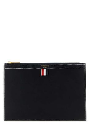Thom Browne Midnight Blue Leather Document Case