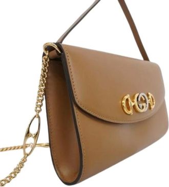 Gucci Pre-owned Cross Body Bags, female, Brown, Size: ONE SIZE Pre-owned Vintage Cross Body Bag