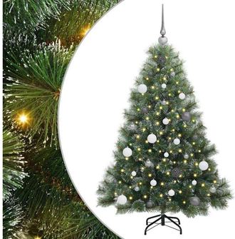 vidaXL &Aacute;rbol De Navidad Artificial Con 150 Led Verde 150 Cm Pe Y Pvc Vidaxl