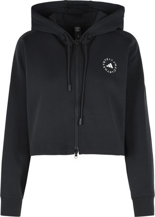 adidas Adidas By Stella Mccartney zwart sweatshirt van katoenmix