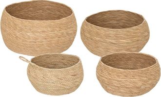 Atmosphera Atmosphera - Set De 4 Cestas Aliza Cr&eacute;ateur DInt&eacute;rieur