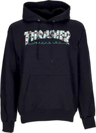 Thrasher Zwarte Roses Hoodie Heren Langemouw - unisex - Hoodies - Zwart - XL - Katoen - Hoodies & sweatvesten