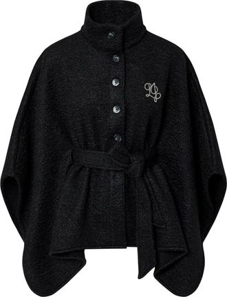 Liu Jo Poncho Mantella - - Jackets - Donna - Nero - ONE SIZE