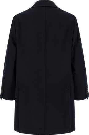 Brunello Cucinelli Virgin Wool Coat - Blue