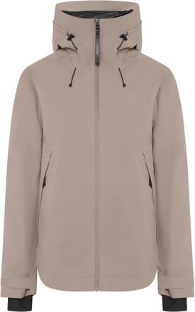 Didriksons 1913 Jennie Wns Jacket 2 - Dames - Regenjassen - Bruin - M - Polyester - Jassen