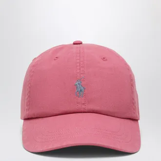 Polo Ralph Lauren Cappello da baseball rosa con logo