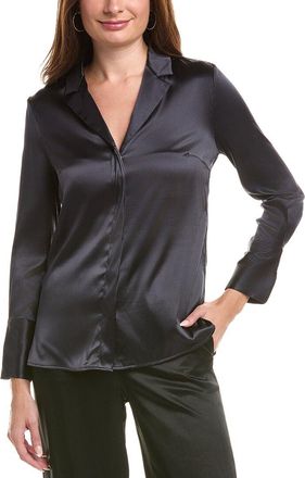 PESERICO Satin Silk-Blend Shirt