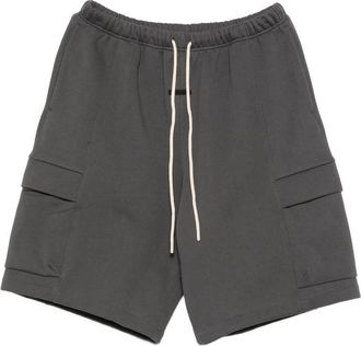 Fear of God Dark Grey Cotton Blend Bermuda Shorts