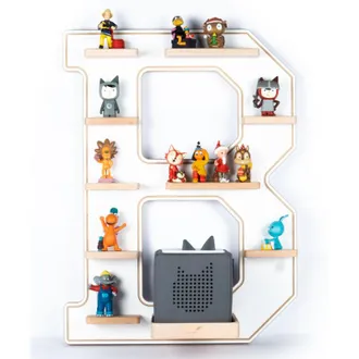 VCM Boarti Colgante De Estante De Madera Estante De Ahorro De Espacio Al. 54 X An. 41 X T. 19 Cm Colgante Elegante Estante De Almacenamiento Estante De T&oacute;